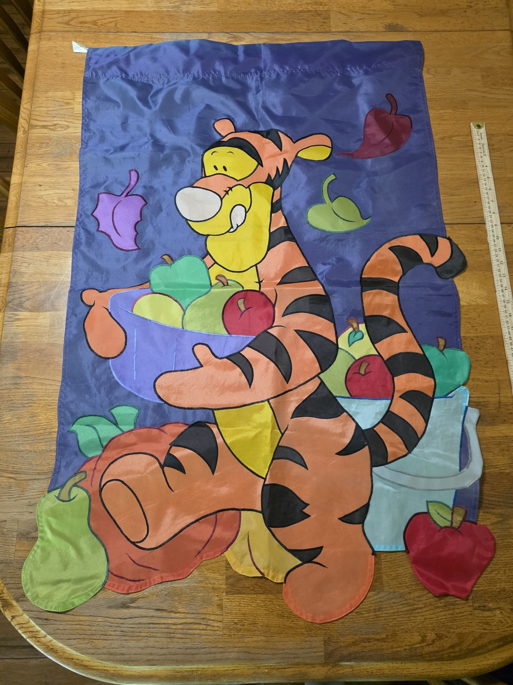 Vintage Disney Tigger large garden flag